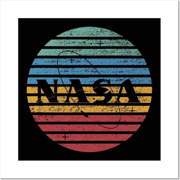 Vintage sunset nasa Wall Art by Mollie